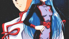 Anime anime girls blue hair anime boys long hair purple eyes