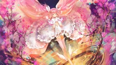 Anime anime girls fantasy art fantasy girl long hair colorful