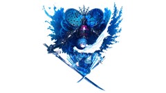 Anime anime girls fantasy art sword girls with swords blue hair