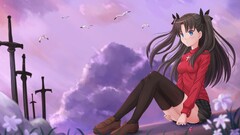 Anime anime girls fate stay night fate series tohsaka rin