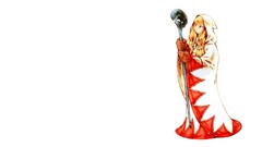 Anime anime girls Final Fantasy white mage