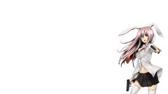 Anime anime girls gun touhou reisen udongein inaba weapon