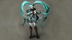 Anime anime girls hatsune miku vocaloid twintails Crossover