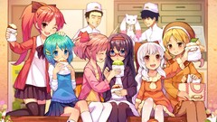 Anime anime girls mahou shoujo madoka magica kaname madoka