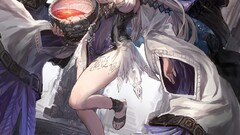 Anime anime girls original characters wings