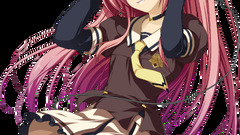 Anime anime girls pink hair long hair headphones tomose shunsaku