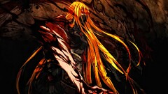 Anime anime girls red eyes long hair kajiri kamui kagura