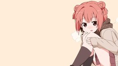 Anime anime girls redhead fan art yuru yuri Akaza Akari
