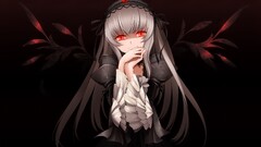 Anime anime girls rozen maiden suigintou fantasy art red eyes