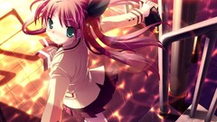 Anime anime girls school uniform schoolgirl