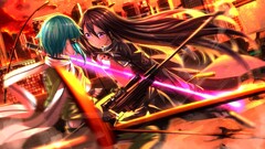 Anime anime girls Swordsouls sword art online gun gale online