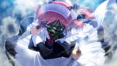 Anime anime girls visual novel grisaia no kajitsu gas masks maid
