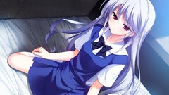 Anime anime girls visual novel grisaia no kajitsu school uniform