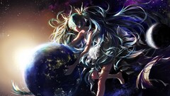 Anime anime girls vocaloid hatsune miku twintails artwork