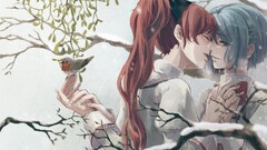 Anime anime girls yuri mahou shoujo madoka magica