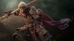 Anime artwork warrior video games Wukong smite monkey king