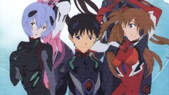 Anime ayanami rei ikari shinji asuka langley soryu Makinami Mari