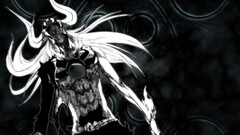 Anime bleach kurosaki ichigo hollow monochrome