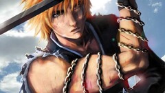 Anime bleach kurosaki ichigo redhead chains sword anime boys