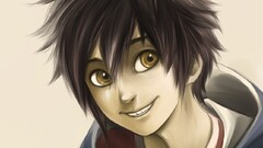 anime boys face smiling Anime looking at viewer