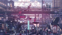 Anime cityscape