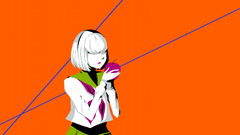 Anime colorful mawaru penguindrum anime girls apples lines