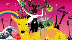 Anime colorful original characters album covers