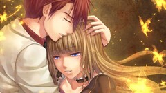 Anime couple umineko no naku koro ni anime girls anime boys