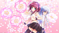 anime girls Anime angel beats tachibana kanade nakamura yuri