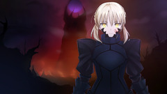 anime girls Anime blonde standing yellow eyes Women fantasy art