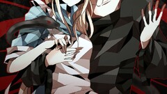 anime girls anime boys Anime red eyes yellow eyes