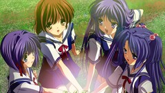 anime girls Anime Clannad furukawa nagisa fujibayashi ryou