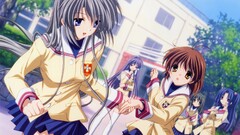 anime girls Anime Clannad furukawa nagisa sakagami tomoyo