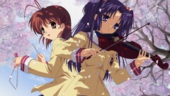 anime girls Anime Clannad ichinose kotomi furukawa nagisa