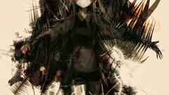 anime girls Anime dark eyes