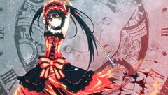 anime girls Anime dark hair dress fantasy girl date a live