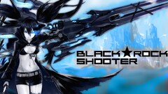 anime girls Anime dark hair pants blue eyes