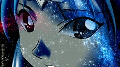 anime girls Anime face looking at viewer eyes Stars