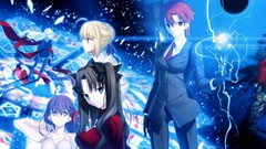 anime girls Anime group of women tie looking at viewer redhead