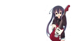 anime girls Anime guitar k - on nakano azusa