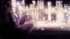 anime girls Anime headphones