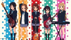 anime girls Anime k - on akiyama mio tainaka ritsu hirasawa yui