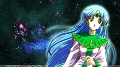 anime girls Anime long hair blue hair