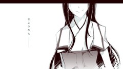 anime girls Anime long hair dark hair Simple Background Women