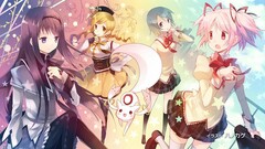 anime girls Anime mahou shoujo madoka magica Kyuubey tomoe mami