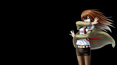 anime girls Anime tie long hair Simple Background steins gate