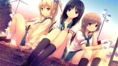 anime girls coffee-kizoku Hoshimiya Miyu Kunimura Kotone Anime