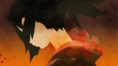 anime girls face Profile dark hair 2005 (Year) samurai champloo