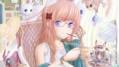 anime girls glasses original characters meganekko Anime