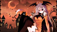 anime girls Halloween Anime original characters